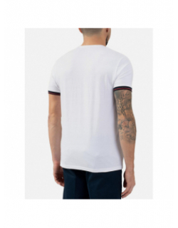 T-shirt cherny blanc homme - Sun Valley