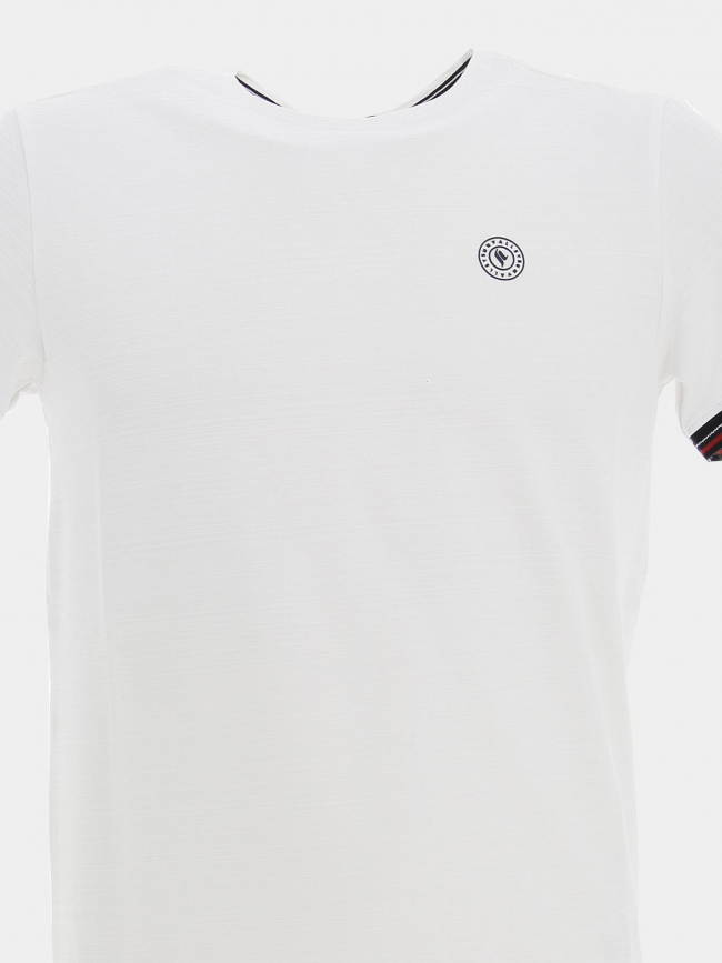 T-shirt cherny blanc homme - Sun Valley