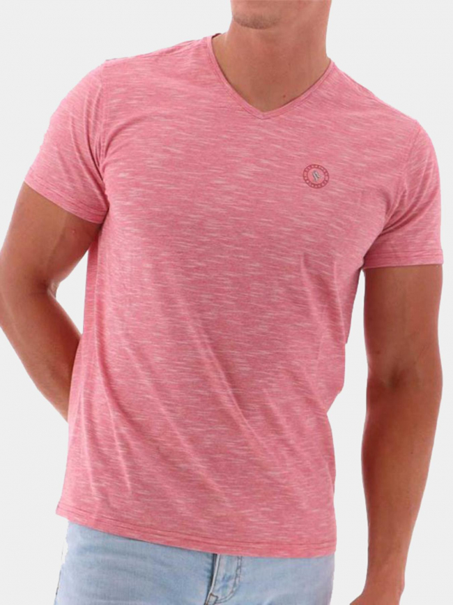 T-shirt cinna rose framboise homme - Sun Valley