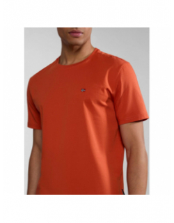 T-shirt saliss orange homme - Napapijri