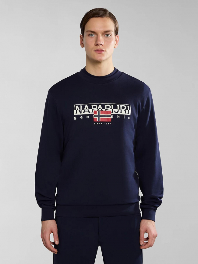 Sweat aylmer bleu marine homme - Napapijri