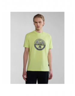 T-shirt bollo jaune homme - Napapijri