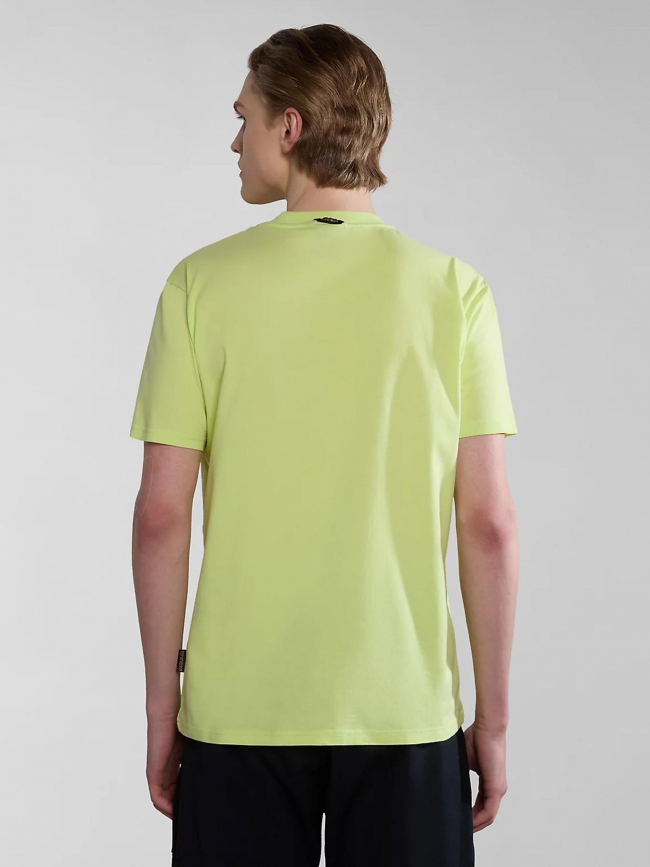 T-shirt bollo jaune homme - Napapijri