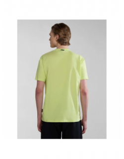 T-shirt bollo jaune homme - Napapijri