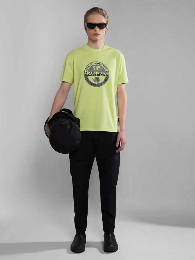 T-shirt bollo jaune homme - Napapijri