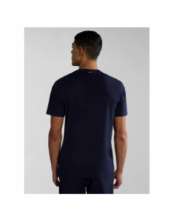 T-shirt canada bleu marine homme - Napapijri