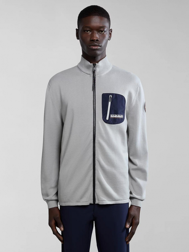 Sweat huron gris homme - Napapijri