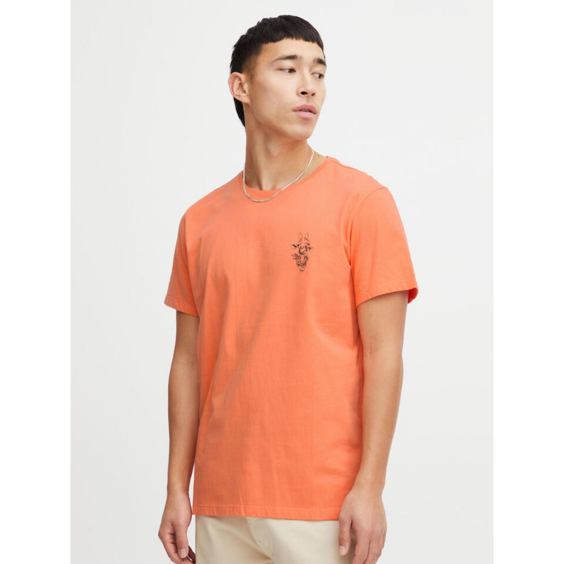 T-shirt girafe rose orange homme - Blend