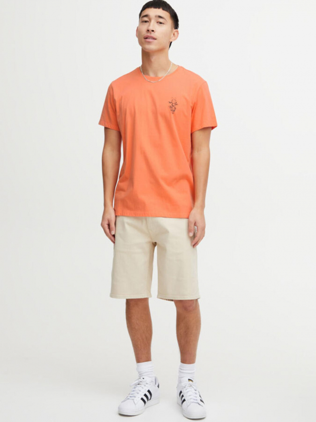 T-shirt girafe rose orange homme - Blend