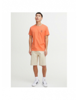 T-shirt girafe rose orange homme - Blend