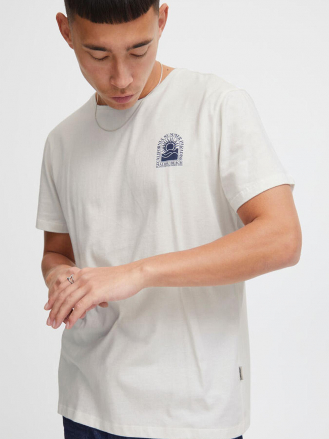 T-shirt malibu beach blanc homme - Blend