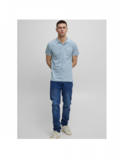 Polo manches courtes nate bleu homme - Blend