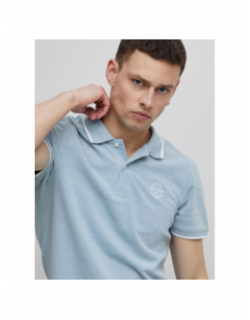 Polo manches courtes nate bleu homme - Blend