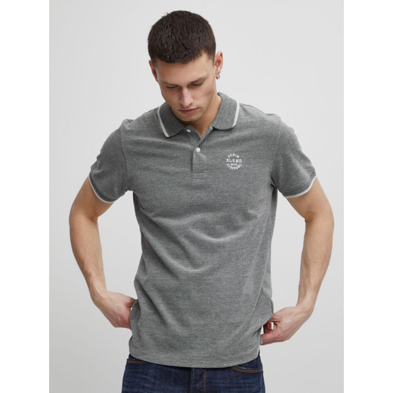 Polo manches courtes nate noir homme - Blend