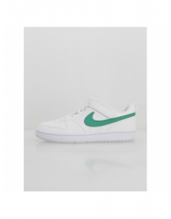 Baskets court borough à scratch recraft ps blanc vert enfant - Nike