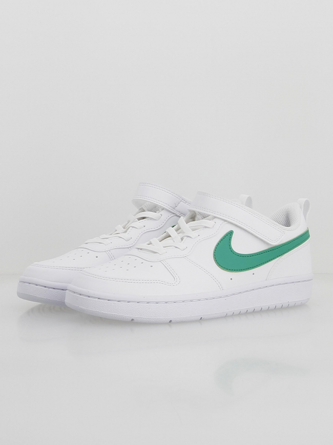 Baskets court borough à scratch recraft ps blanc vert enfant - Nike