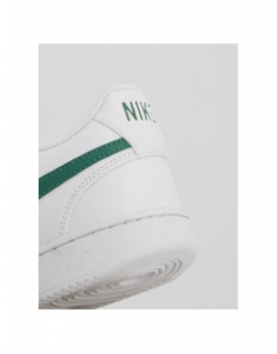 Baskets court vision basses blanc vert homme - Nike