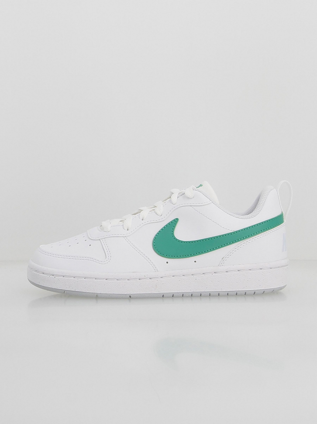 Baskets court borough recraft gs blanc vert enfant - Nike