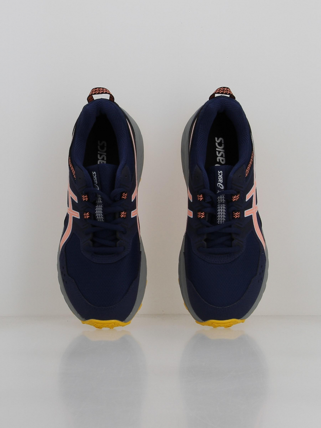 Chaussures de trail pre venture 9 gs bleu rose enfant - Asics