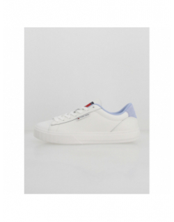 Baskets cupsole essentiel blanc bleu femme - Tommy Jeans