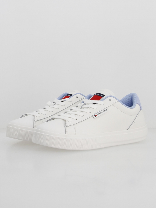 Baskets cupsole essentiel blanc bleu femme - Tommy Jeans