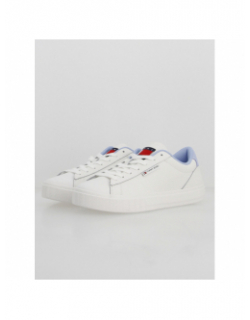 Baskets cupsole essentiel blanc bleu femme - Tommy Jeans