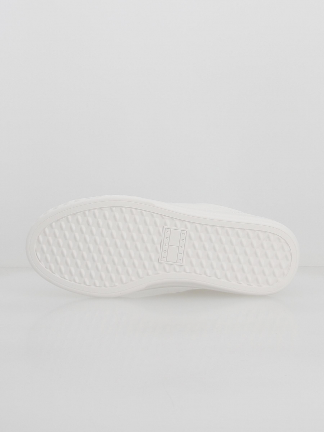 Baskets cupsole essentiel blanc bleu femme - Tommy Jeans