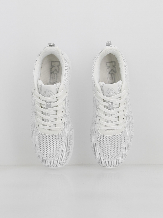 Baskets rostie paillettes blanc femme - Kappa