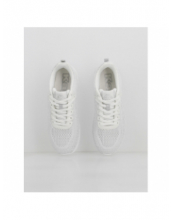 Baskets rostie paillettes blanc femme - Kappa