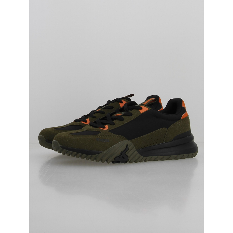 Baskets arklow kaki noir homme Kappa Sports Dépôt