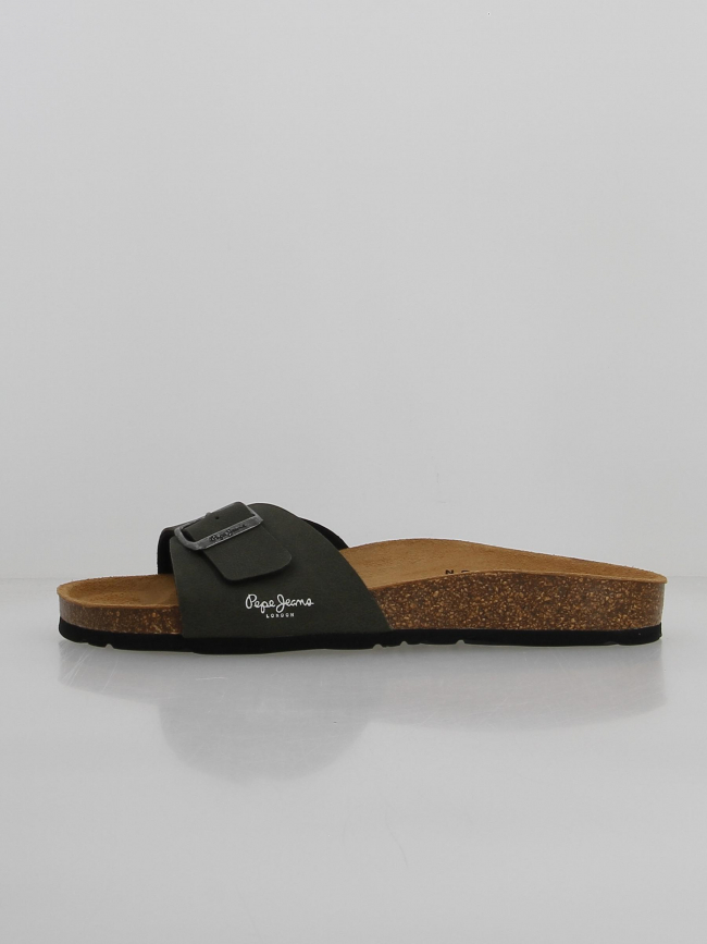 Sandales bio single chicago kaki homme - Pepe Jeans