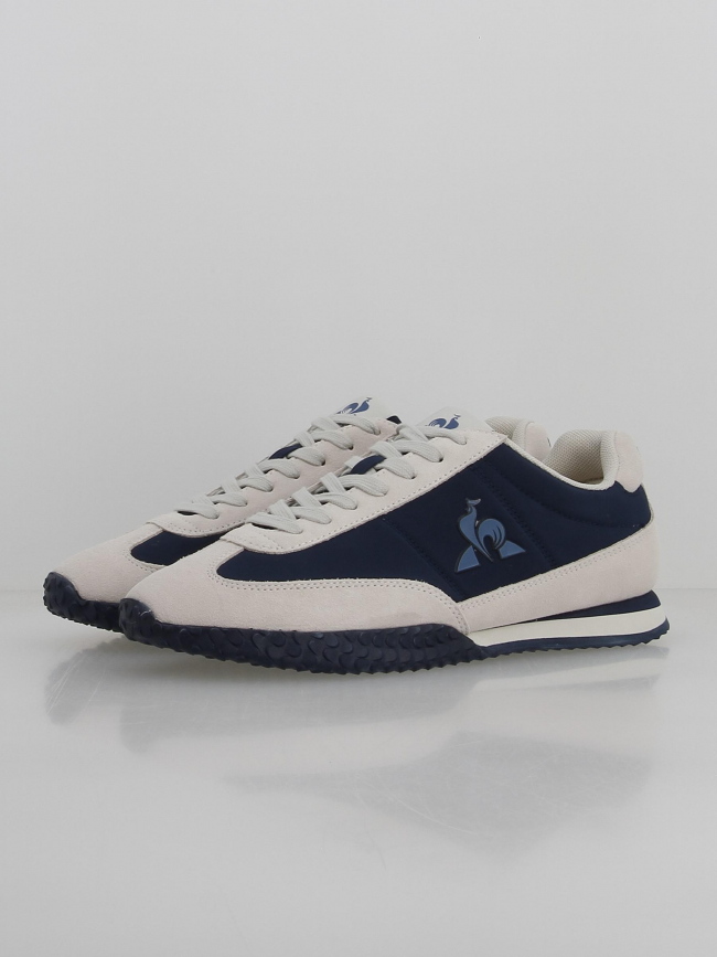 Baskets veloce bleu marine beige homme - Le Coq Sportif