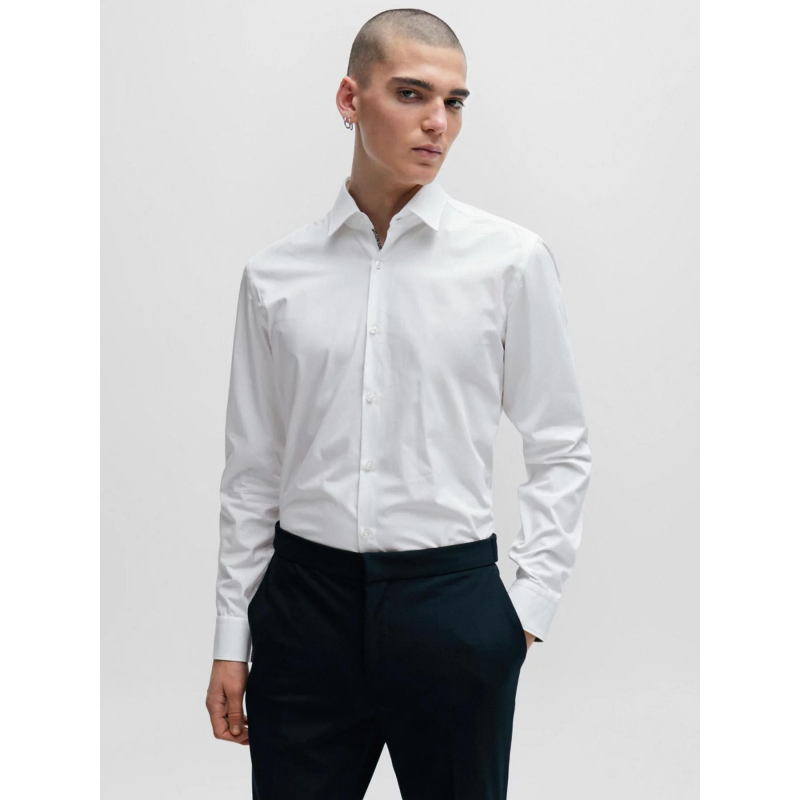 Chemise uni koey blanc homme - Hugo