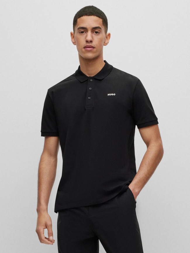 Polo uni donos noir homme - Hugo