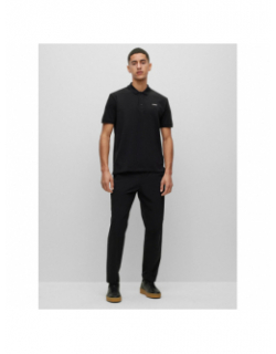 Polo uni donos noir homme - Hugo