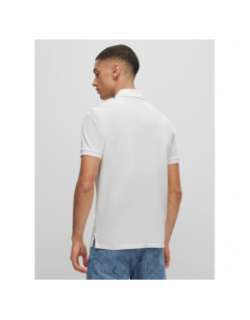 Polo uni donos blanc homme - Hugo