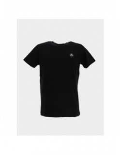 T-shirt ajaccio badge noir homme - Helvetica