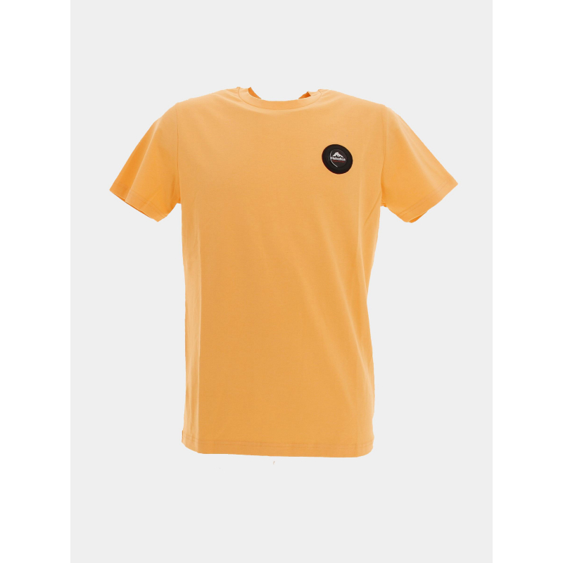 T-shirt ajaccio badge orange homme - Helvetica