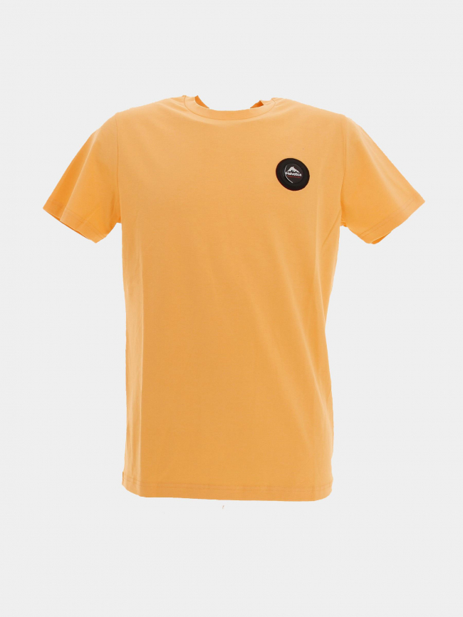 T-shirt ajaccio badge orange homme - Helvetica