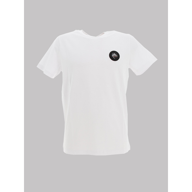 T-shirt ajaccio badge blanc homme - Helvetica