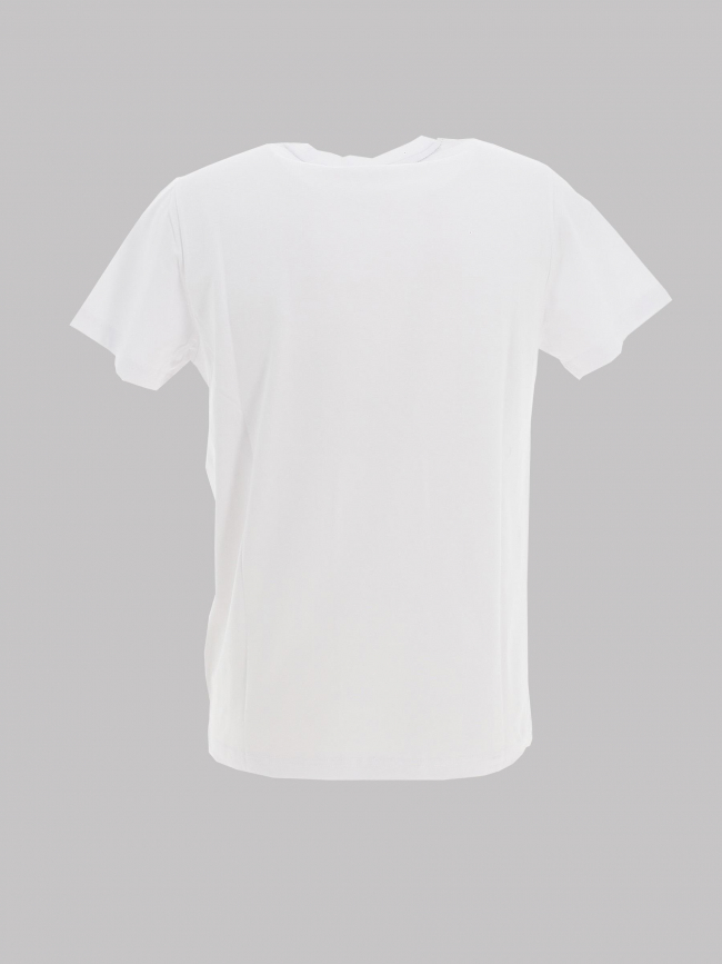 T-shirt ajaccio badge blanc homme - Helvetica
