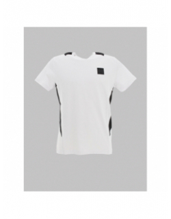 T-shirt nomad logo blanc noir homme - Helvetica