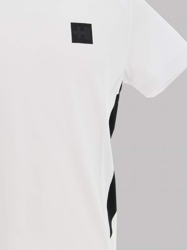 T-shirt nomad logo blanc noir homme - Helvetica