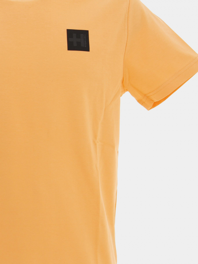 T-shirt foster logo orange homme - Helvetica