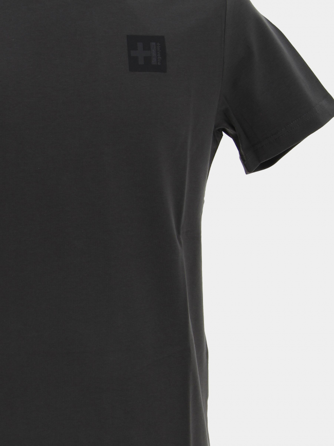 T-shirt howard logo gris anthracite homme - Helvetica