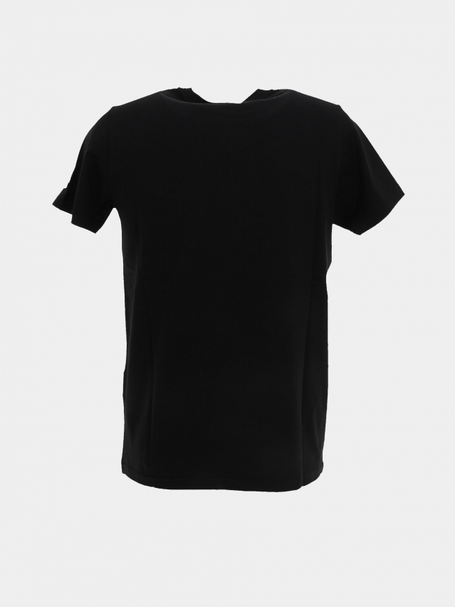 T-shirt stan imprimé noir homme - Helvetica