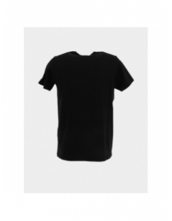 T-shirt stan imprimé noir homme - Helvetica