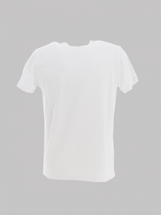 T-shirt stan imprimés blanc homme - Helvetica