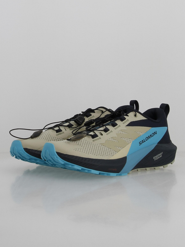 Chaussures de trail sense ride 5 tricolores homme - Salomon