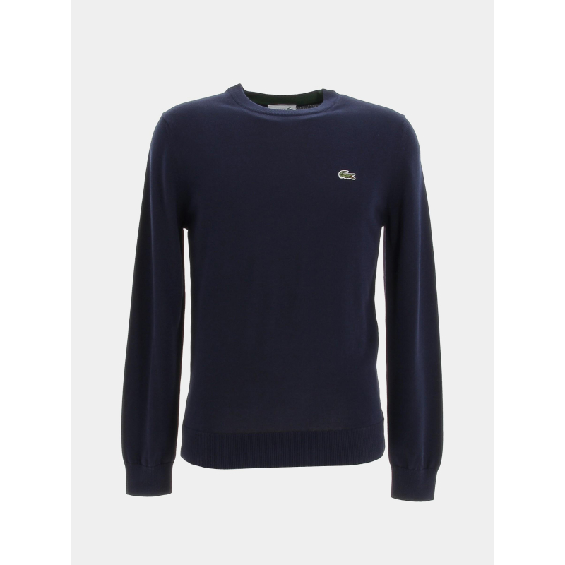 Pull core essentials bleu marine homme - Lacoste